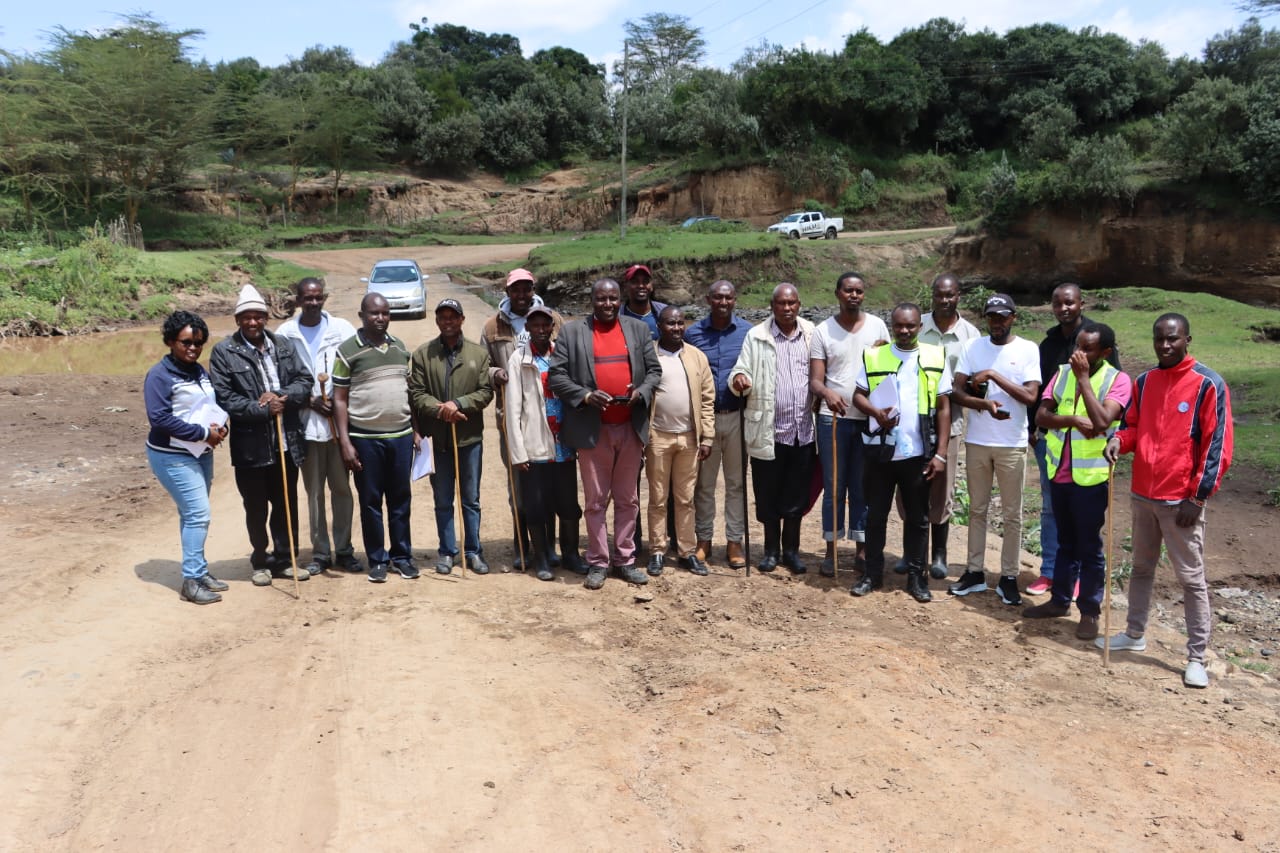 Construction site handover at Ololunga Olepolos