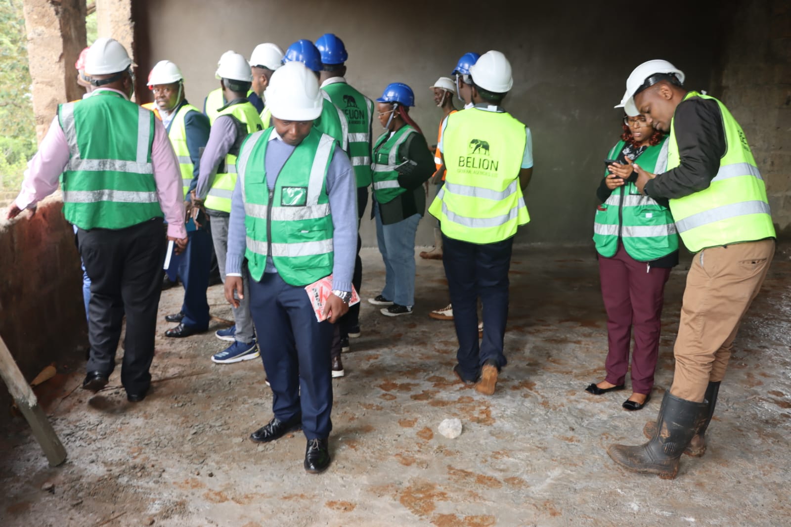 Site Visit on building progress of Tuition block for KISM