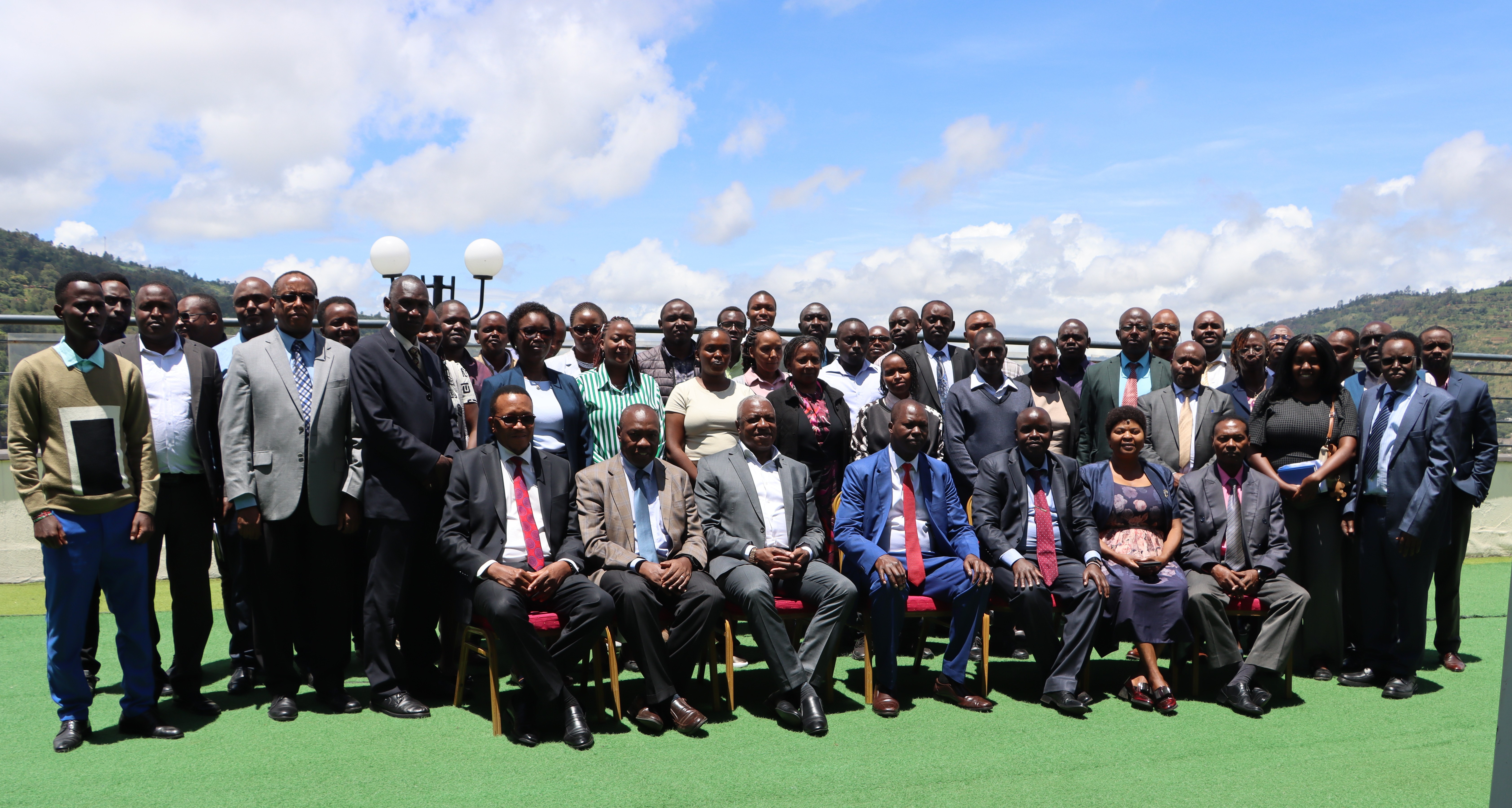 PS Public Works with HoDs and Regional Officers