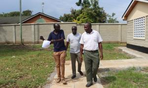 Site Inspection and Meeting for Proposed Construction of Office Block for Lake Victoria Basin Commission Headquarters Phase II – Progress at 77%