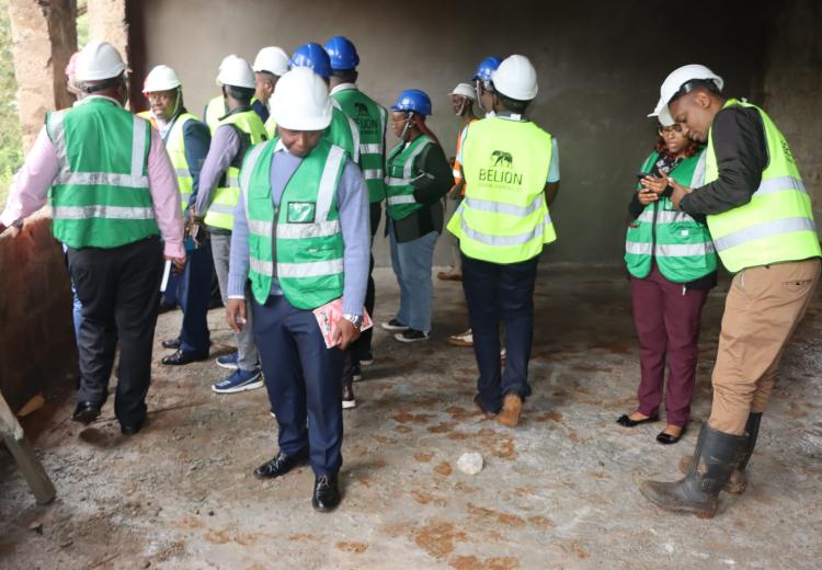Site Visit on building progress of Tuition block for KISM
