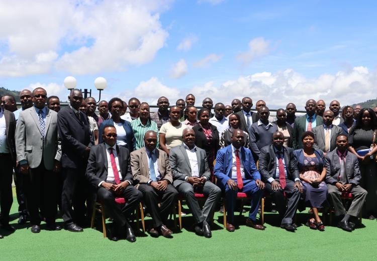 PS Public Works with HoDs and Regional Officers